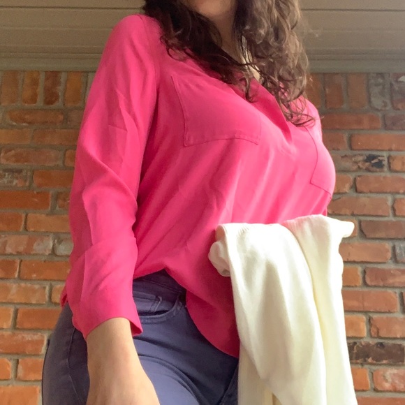 Pink Blossom Nine West Tunic NWT - Picture 3 of 8